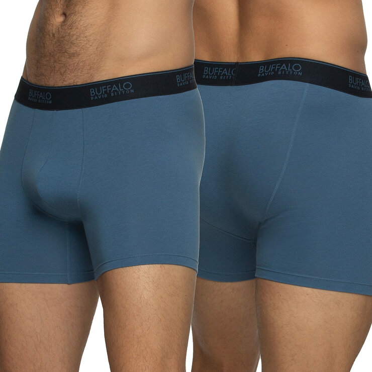 Buffalo David Bitton Bóxers para Caballero 5 piezas Azul Grande