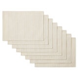 Town & Country Living, Juego de 8 Manteles Individuales, Beige Town & Country Living, Juego de 8 Manteles Individuales, Beige