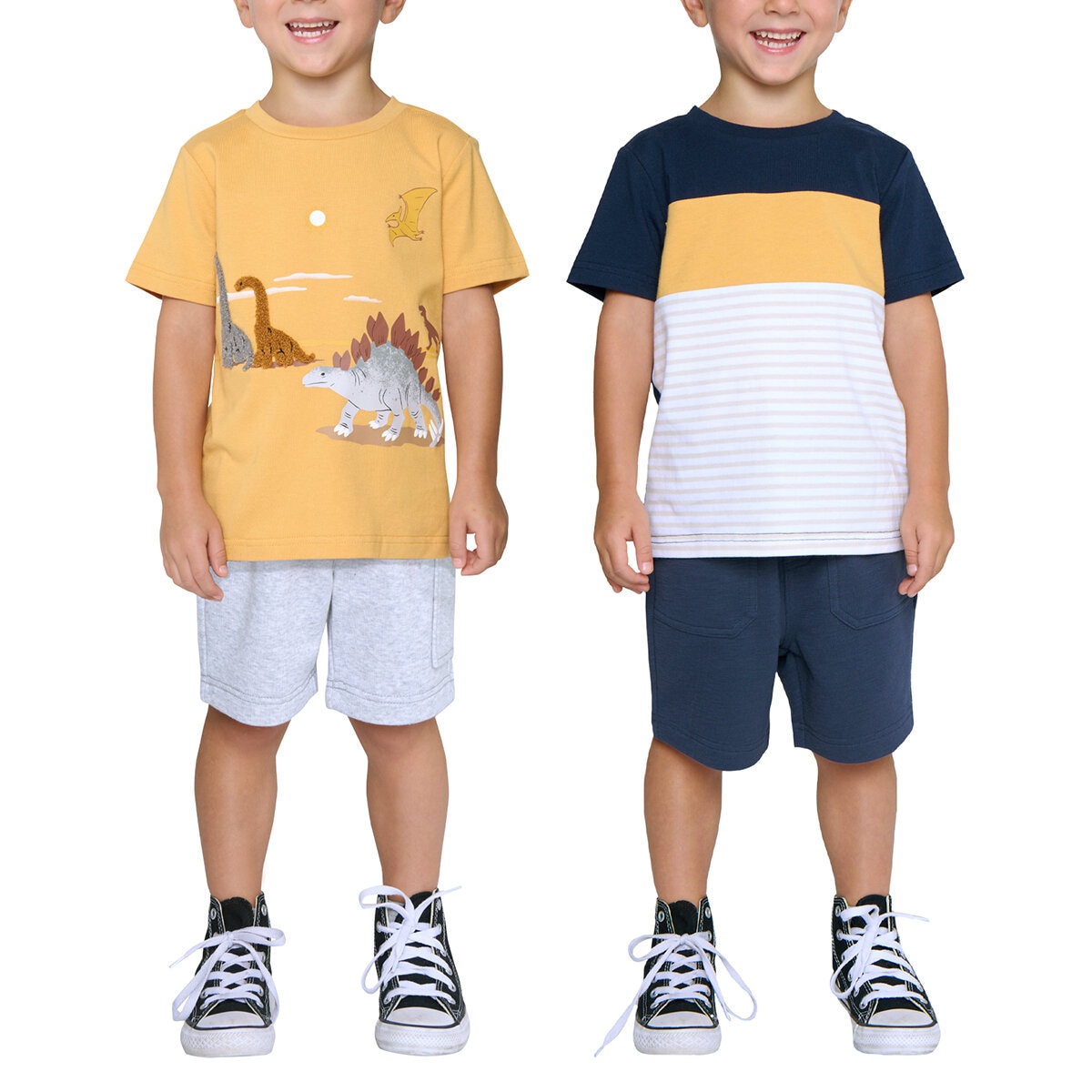Pekkle Conjunto 4 piezas para Niños o Niñas Dinosaurio 2 Años