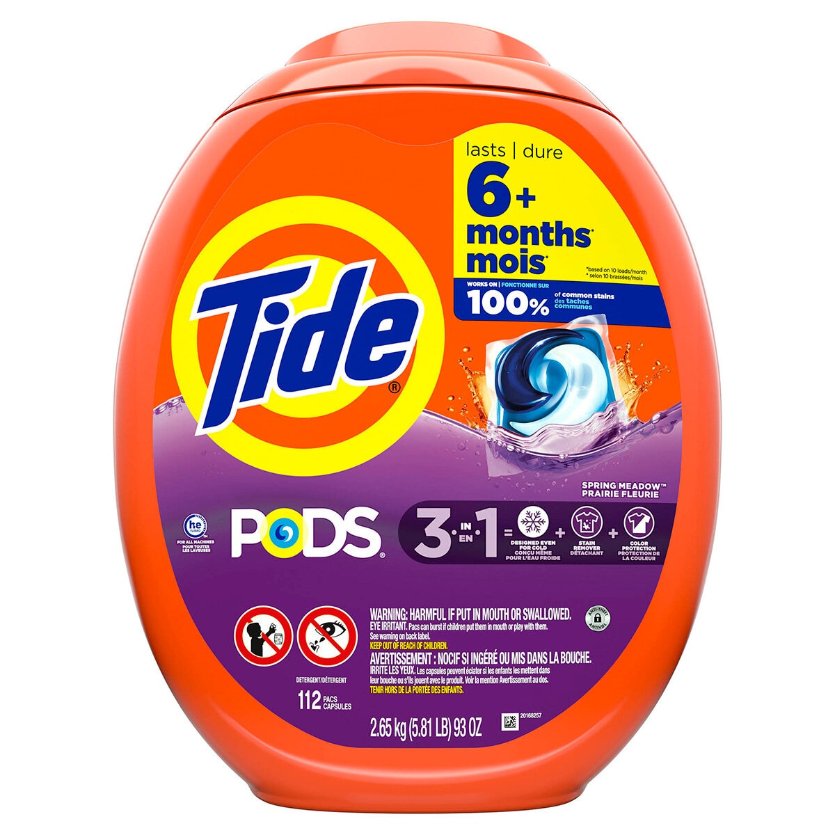 Tide Pods Detergente para Ropa en Cápsulas 112 pzas
