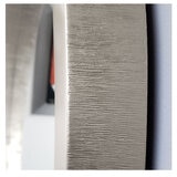 Luvi Home Espejo de Pared Cerchio Plata