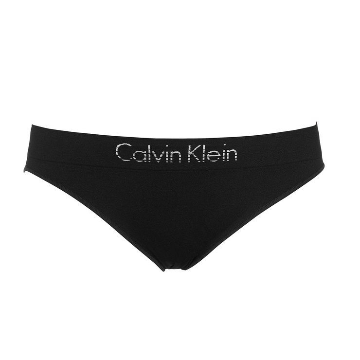 Calvin Klein, Ropa interior para dama, 3 piezas estilo bikini, Negro Costco México