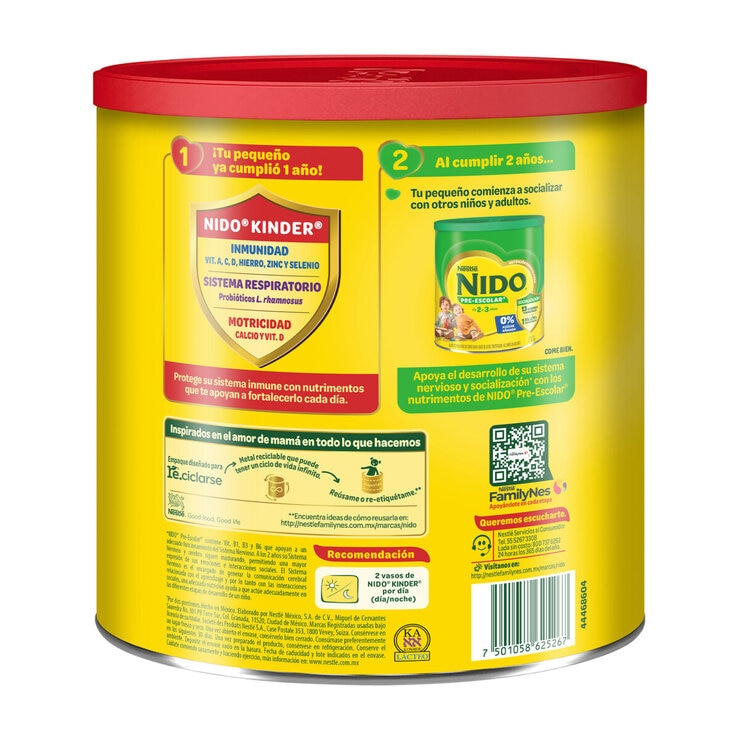 Nido Kinder, Leche en Polvo 2.5 kg