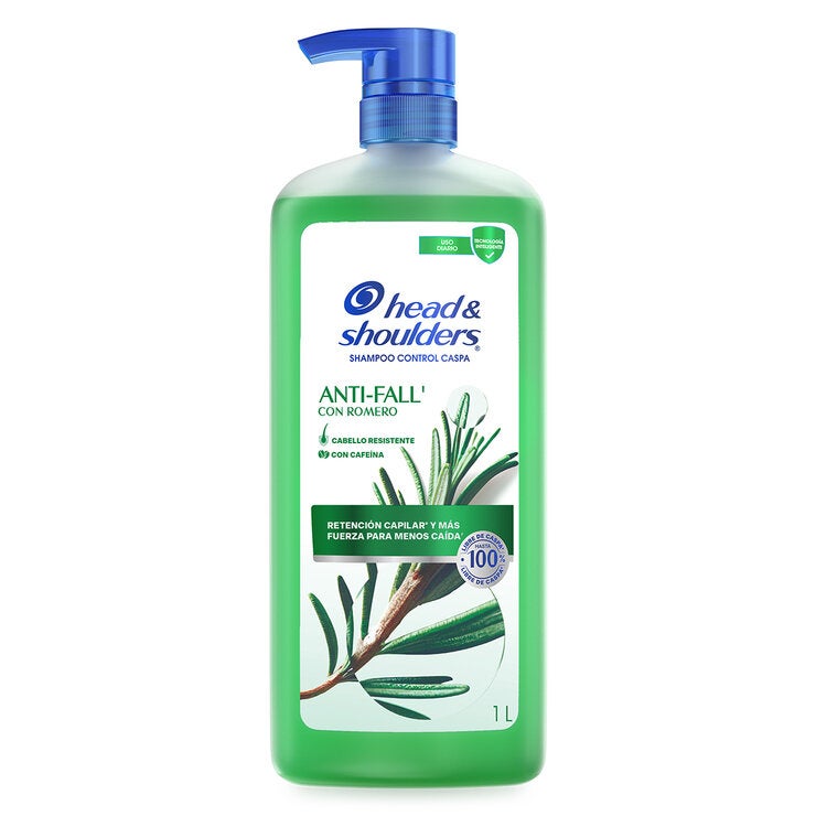 Head & Shoulders Shampoo Control Caspa Anti-fall con Romero 1 L Head & Shoulders Shampoo Control Caspa Anti-fall con Romero 1 L