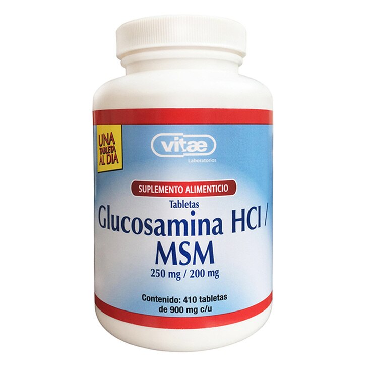 Glucosamina HCL / MSM 410 tabletas Costco México