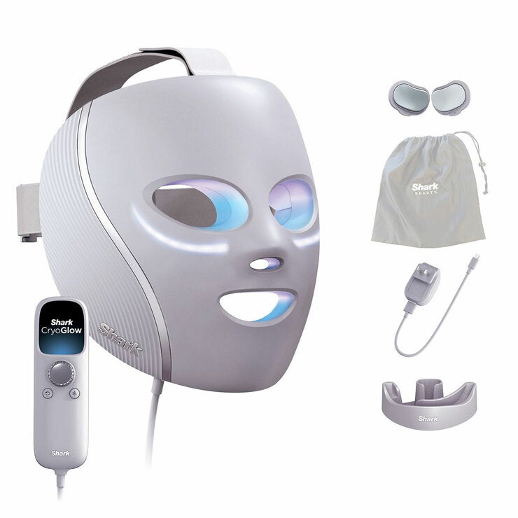 Shark, Máscara Facil LED CryoGlow, con Terapia de Luz y Enfriamiento Shark, Máscara Facil LED CryoGlow, con Terapia de Luz y Enfriamiento