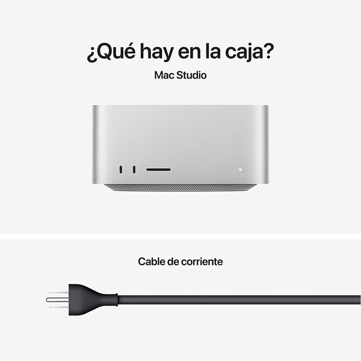 Apple Mac Studio Chip M4 Max CPU de 14 Núcleos GPU de 32 núcleos Neural Engine de 16 núcleos
