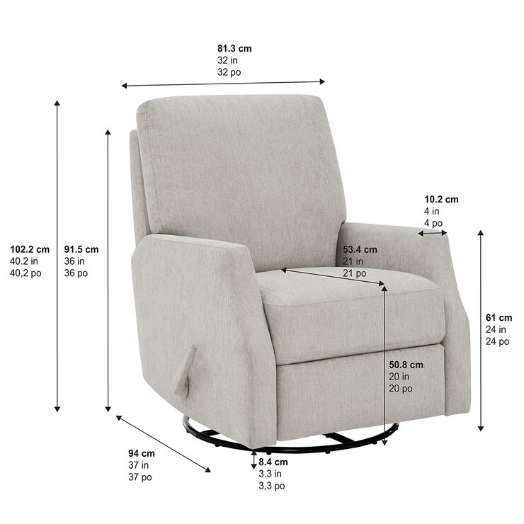 True Innovations, Mecedora Reclinable de Tela