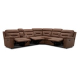 Gilman Creek, Sofá Seccional Reclinable de Tela