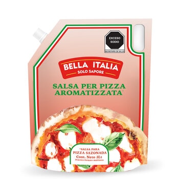 Bella Italia Salsa para Pizza 3 L