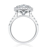 Anillo, Diamantes 1.60ctw, Oro Blanco 14K