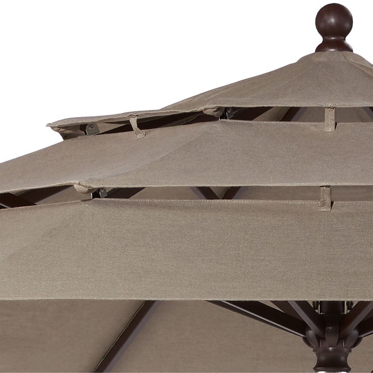 Sombrilla de Patio Activa de 3.3 m Color Arena Costco México