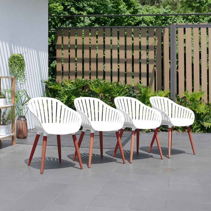 Midtown Concept, Nasseau 4 Sillas Para Jardín Midtown Concept, Nasseau 4 Sillas Para Jardín