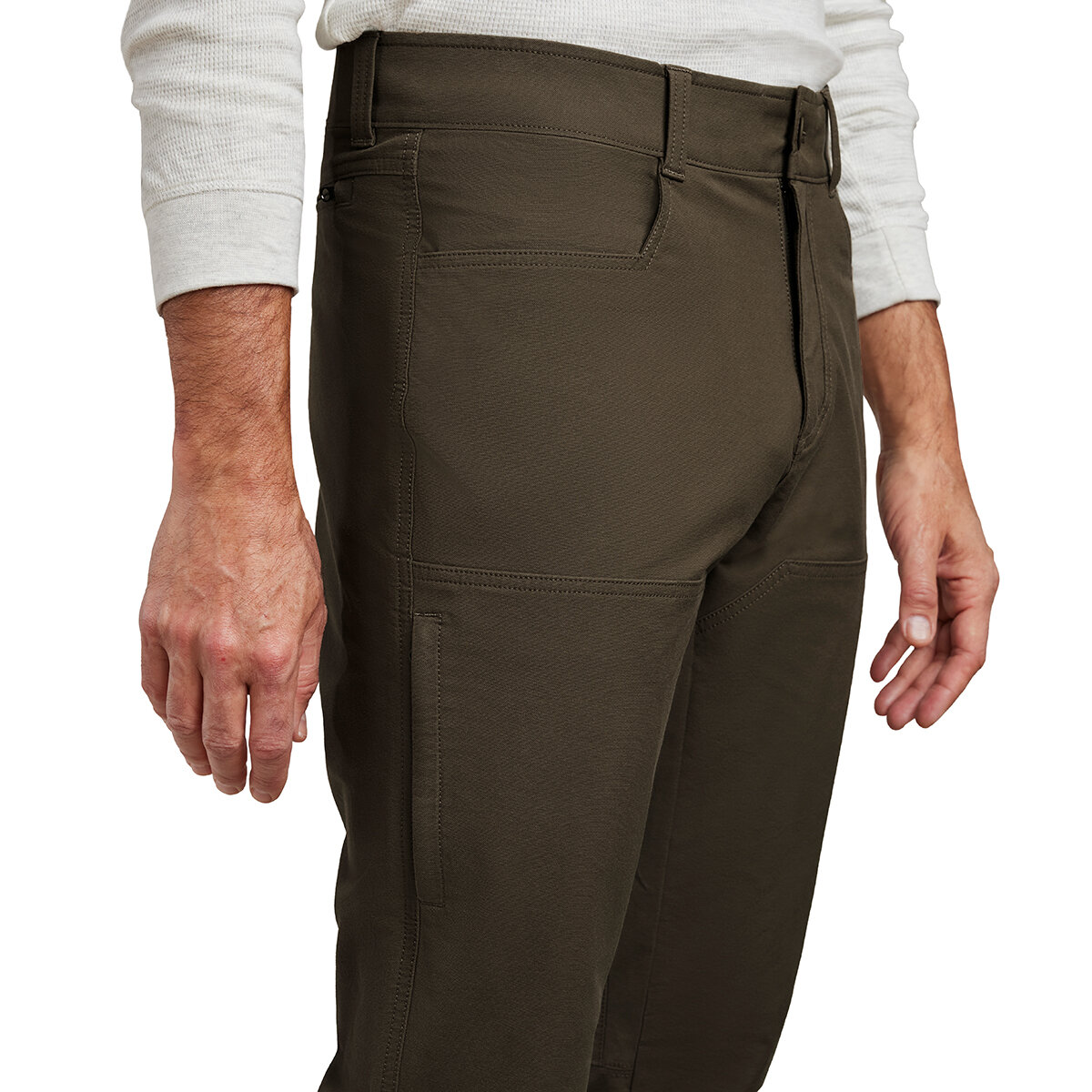 Kirkland Signature Pantalones para Caballero café 34 x 30