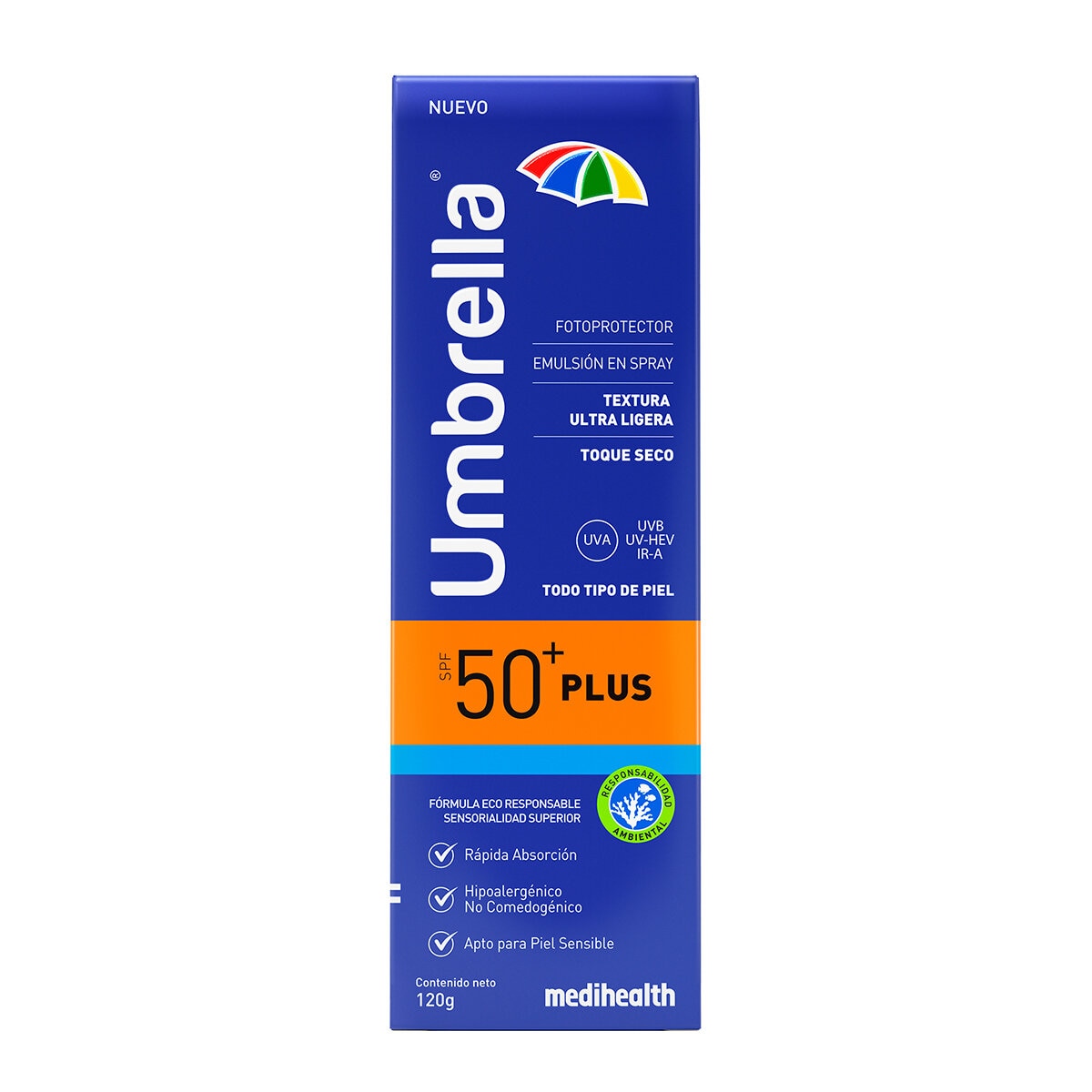 Umbrella Plus Fotoprotector Spray SPF 50+ 120 g