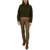 Nine West Abrigo Corto para Dama Verde Extra Grande