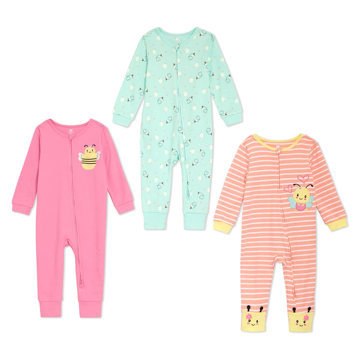 Koala Kids Mameluco 3 piezas para Bebé Varias Tallas y Colores