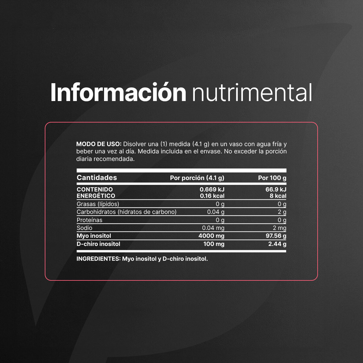 B Life Myo&D-Chiro Inositol Platinum en Polvo 246g