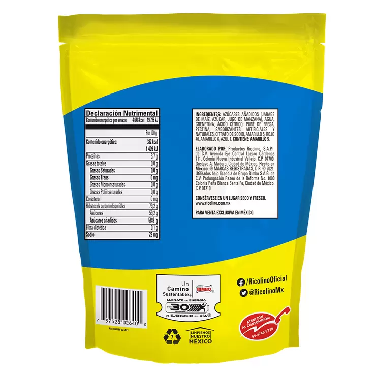 Ricolino Dulcigomas Gomitas con Sabores a Fruta 1.4 kg