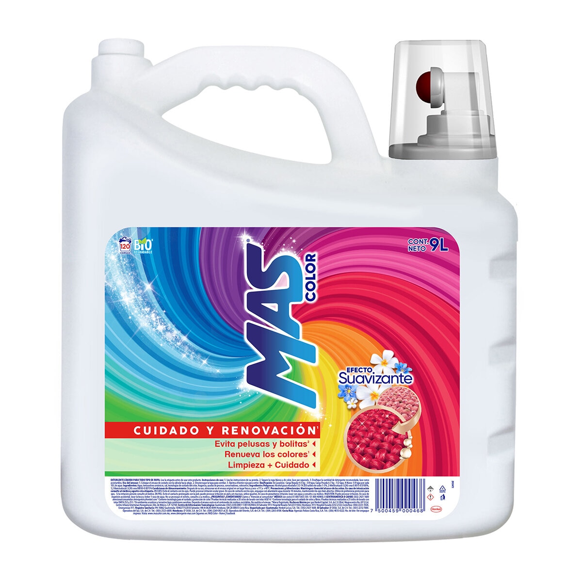 Mas Color Detergente Líquido 9 L