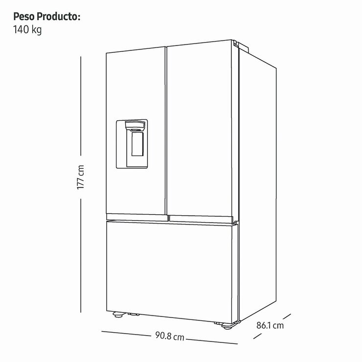 Samsung Refrigerador 32' French Door