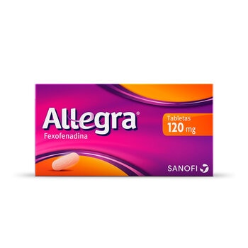 Allegra 120 mg  10 Tabletas
