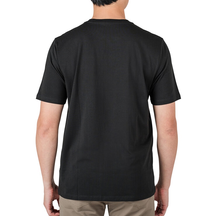 Rough Dress Playera para Caballero Negro cuello redondo Mediana