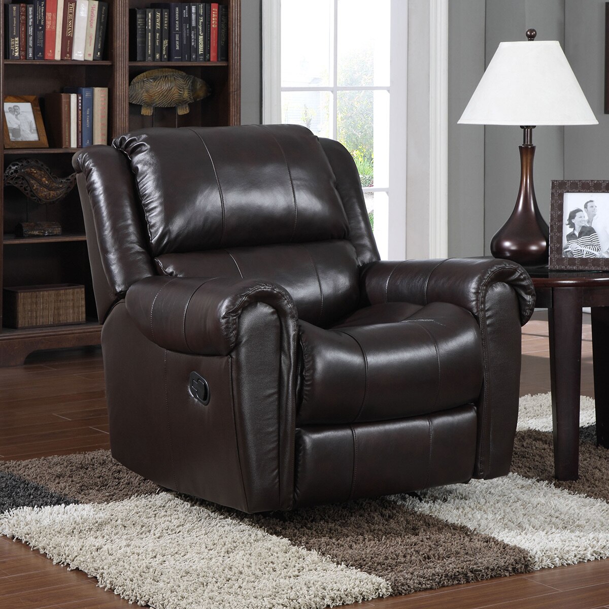 Pulaski, Hudson, sillón reclinable de piel, chocolate Costco México