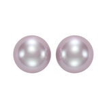 Aretes de Perlas Cultivadas, 7-7.5mm, Oro de 14K