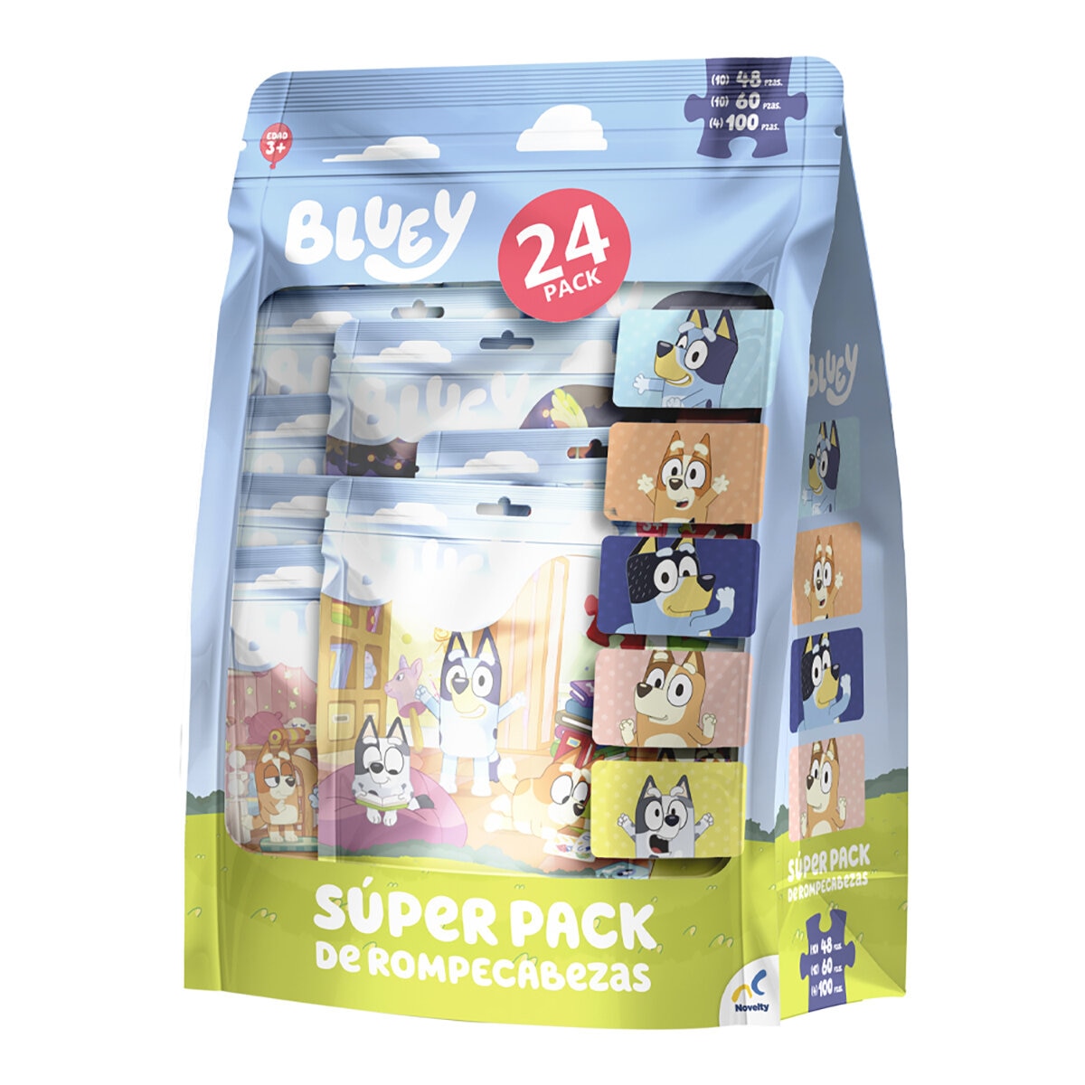 Super Pack de Rompecabezas - Bluey