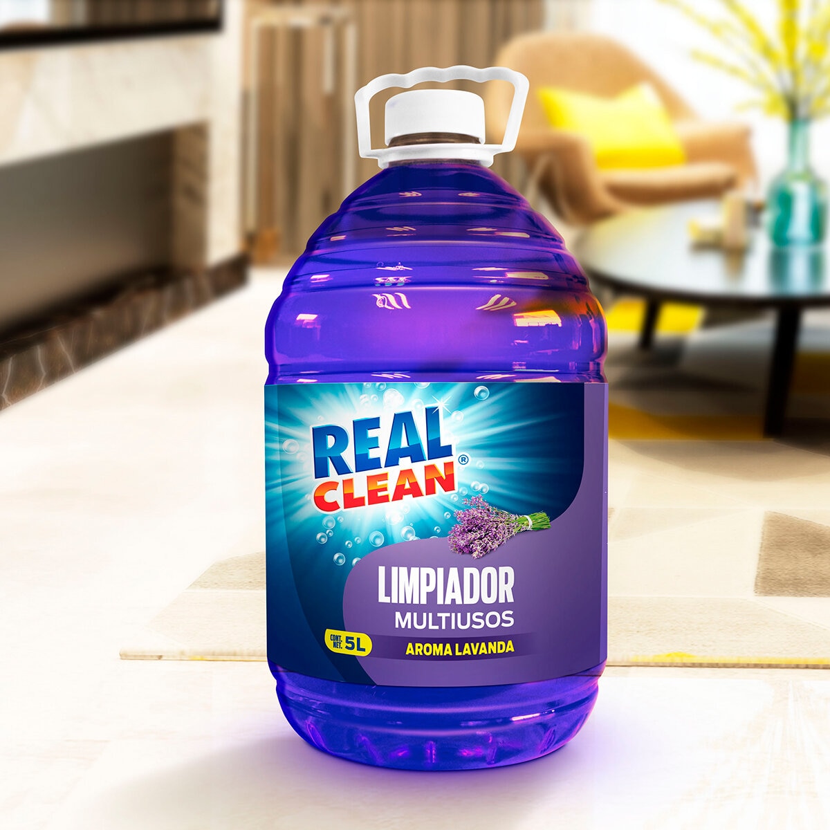 Real Clean Limpiador Multiusos Aroma Lavanda 5 L