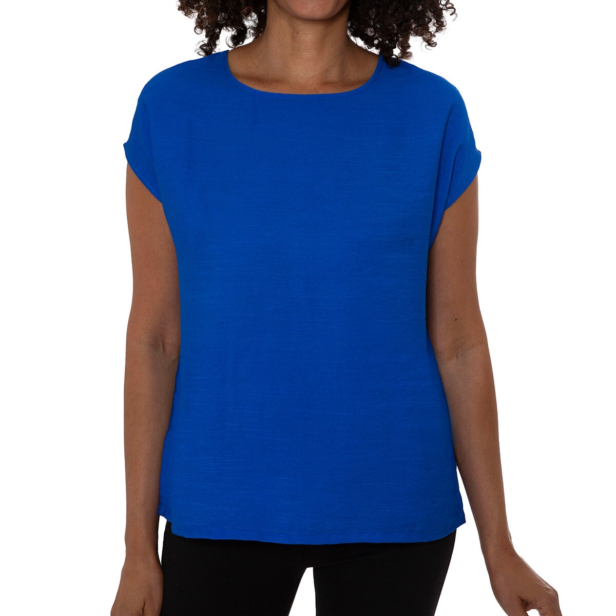 Mario Serrani Italy Blusa para Dama Azul Extra Grande Mario Serrani Italy Blusa para Dama Azul Extra Grande