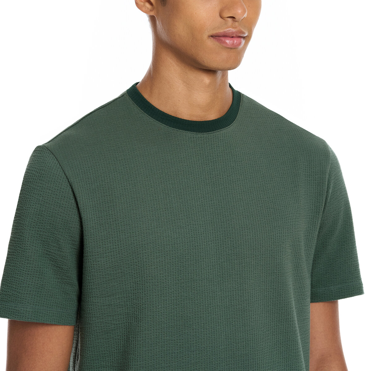 Scotch & Soda Amsterdam Playera para Caballero Verde Extra Grande