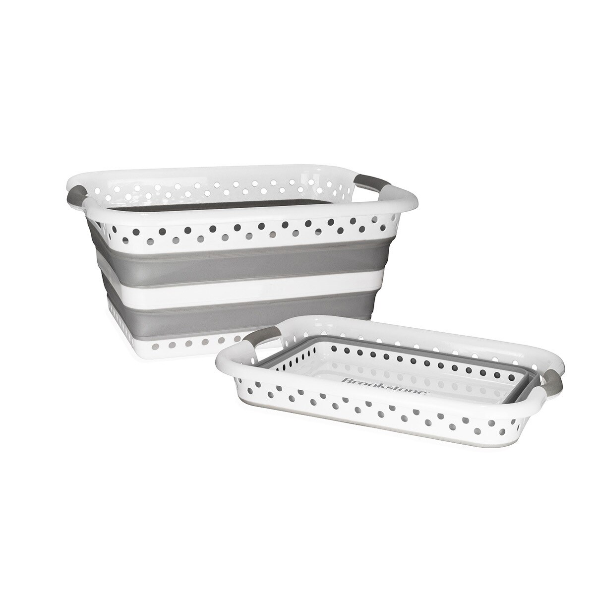 Brookstone, Cesto Plegable para Ropa, Gris | Costco México