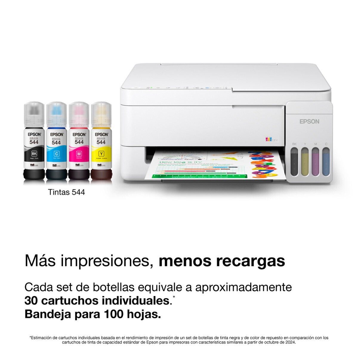 Epson Impresora Multifuncional Ecotank a Color Inalámbrica L3352