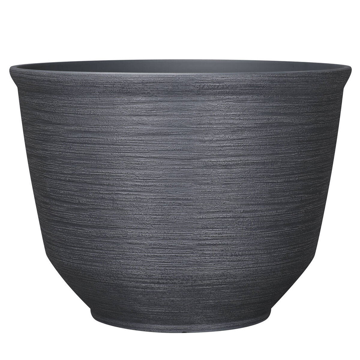 Blaire, Maceta de Resina de 22", Color Gris