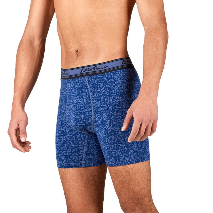 Eddie Bauer Boxers para Caballero 5 piezas Azul Chica