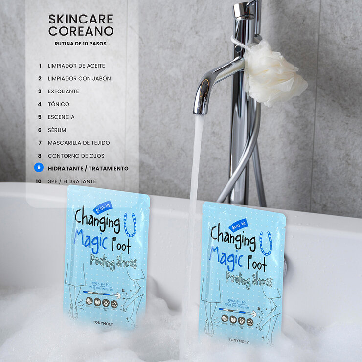 Tony Moly Mascarilla para Pies Magic Foot, 3 piezas