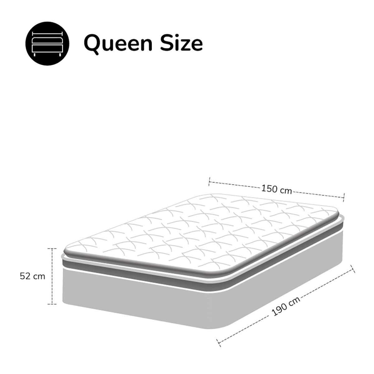 América, Ryan, Colchón Queen Size
