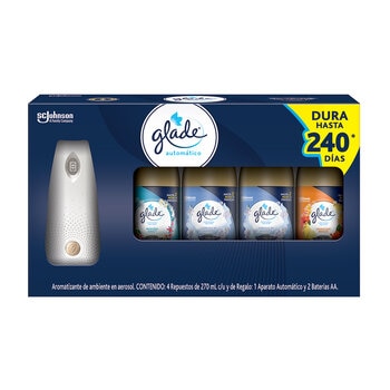 Glade Aromatizante Automático con 4 Repuestos