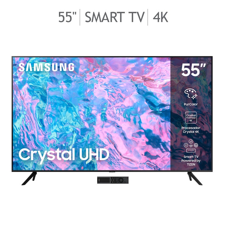 Samsung Pantalla 55" 4K UHD Smart TV