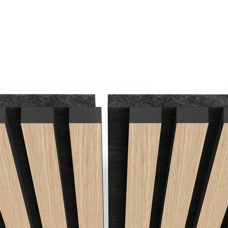 Artika, Sonolok Paneles Acústicos para Pared color Roble con Negro