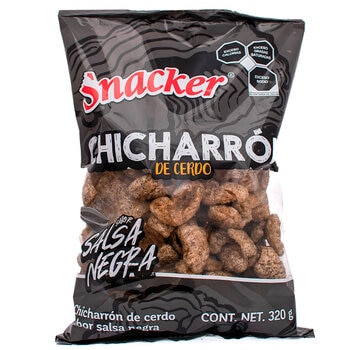 Snacker Chicharrón de Cerdo Salsa Negra 320 g