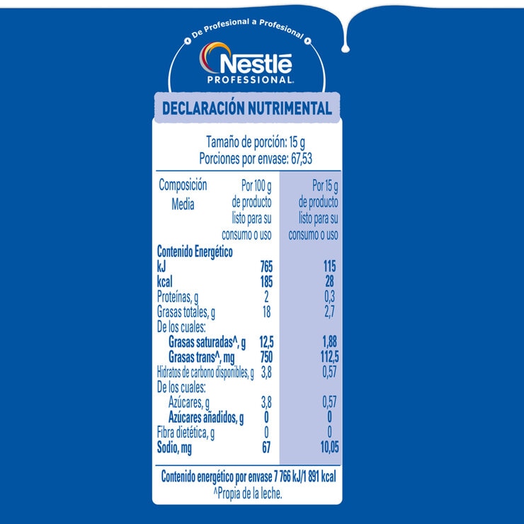 Nestle Media Crema 4 pzas de 1 l
