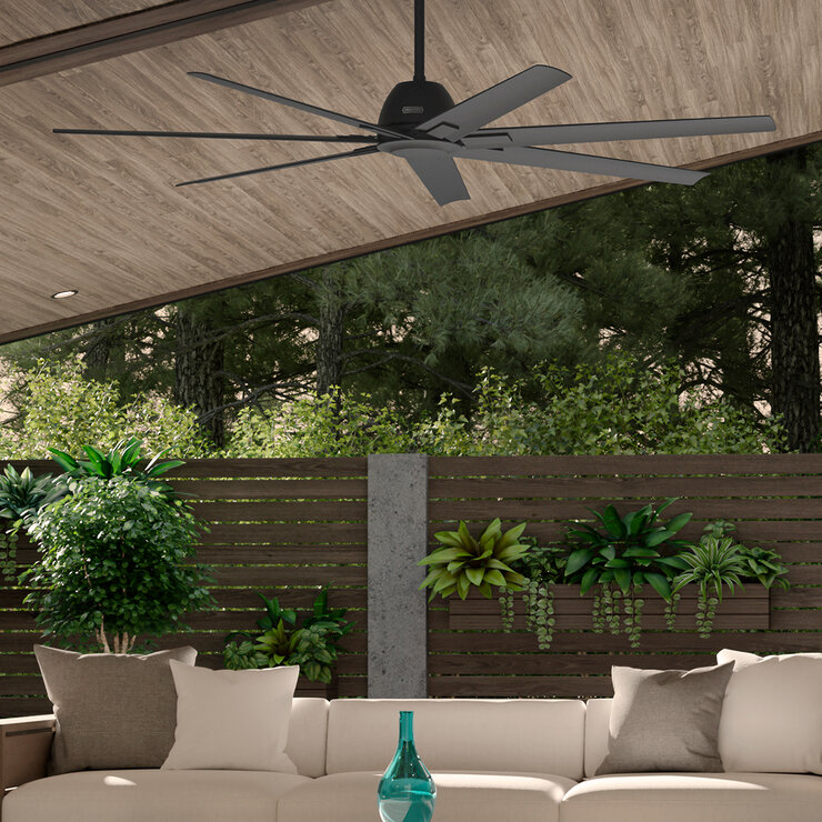 Hunter, Ventilador Black Downtown Flat Matte Hunter, Ventilador Black Downtown Flat Matte