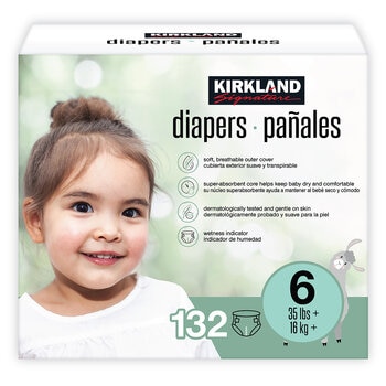 Kirkland Signature Pañales Etapa 6 Unisex 132 pzas