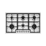 Smeg Combo de Parrilla de 6 Quemadores de Gas + Campana de 90cm Smeg Combo de Parrilla de 6 Quemadores de Gas + Campana de 90cm