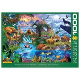 Eurographics Rompecabezas de 1000 pzas, Animales del Mundo