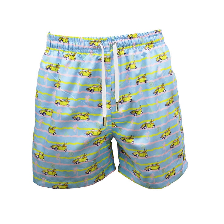 Ocean Slave, Traje de Baño Modelo Bochito Amarillo, para Caballero en Varias Tallas