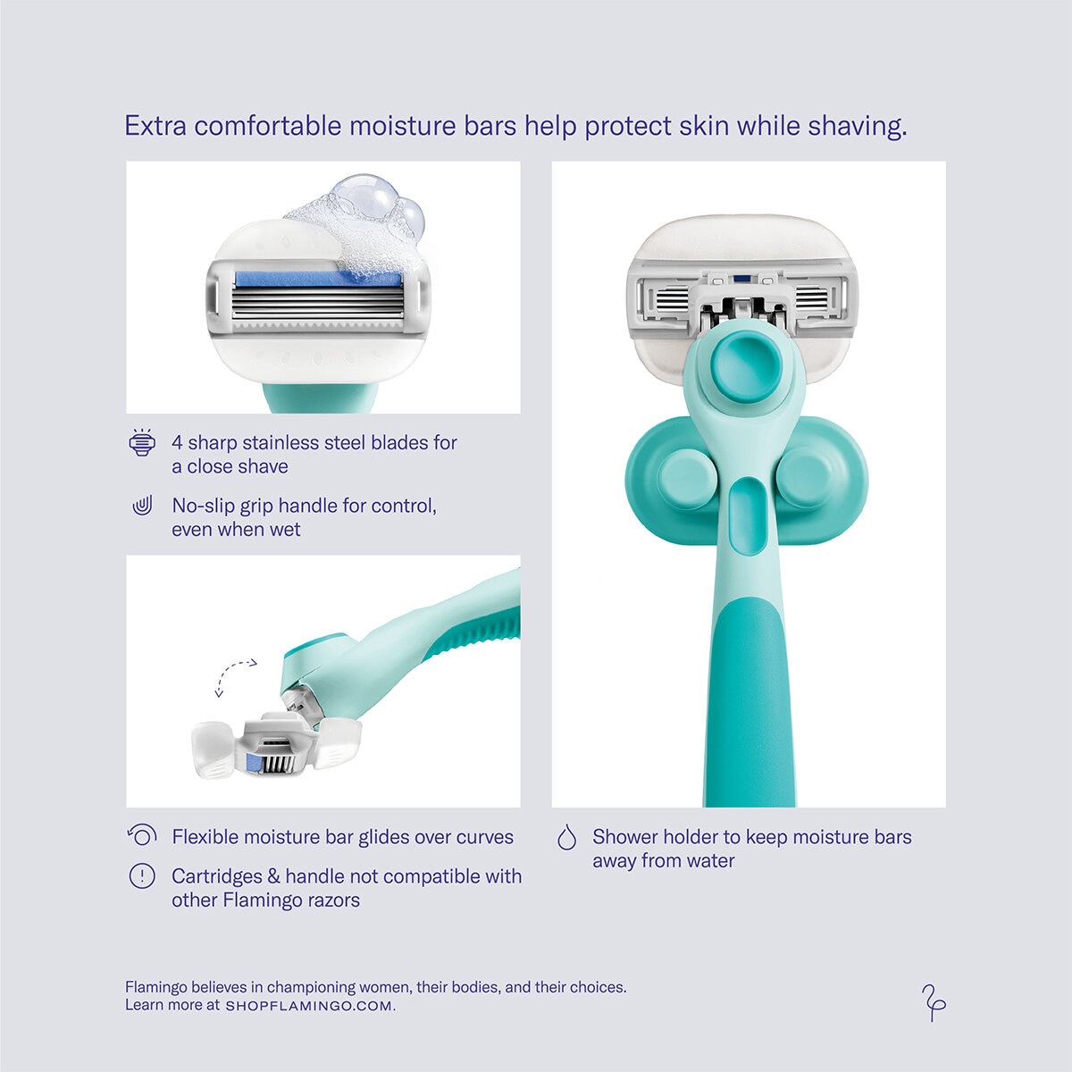 Flamingo Rastrillo 9 Cartuchos